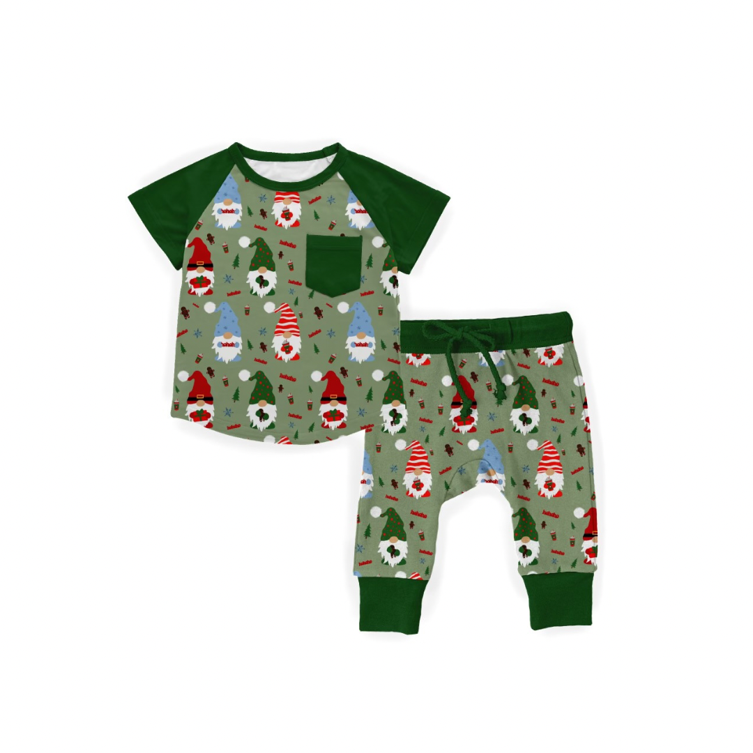 Gnome for the Holidays Toddler Jogger Set