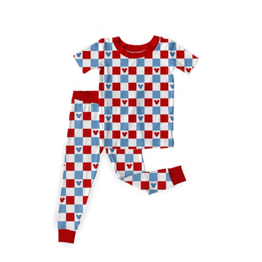 Red, White, and Toodles Tee + Pants Set