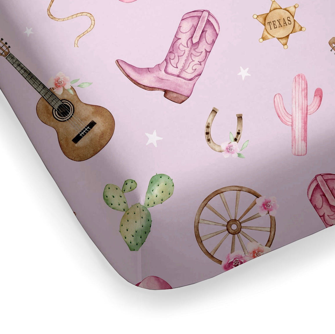 Howdy Darling Standard Crib Sheet