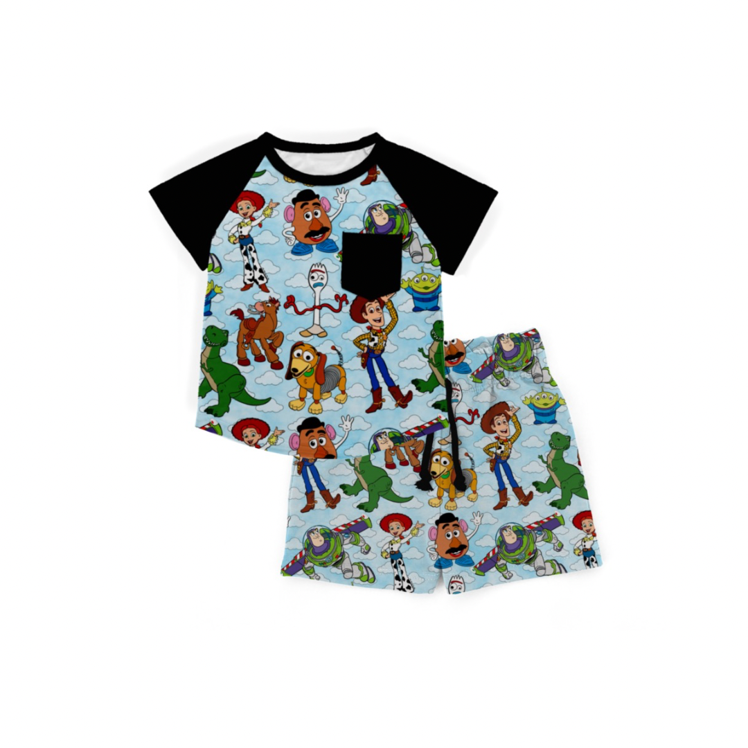 Andy’s Toy Box Pocket Tee/Shorts Set