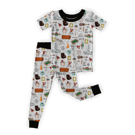 I’ll Be There For You Bamboo Viscose Short Sleeve/Pant Set