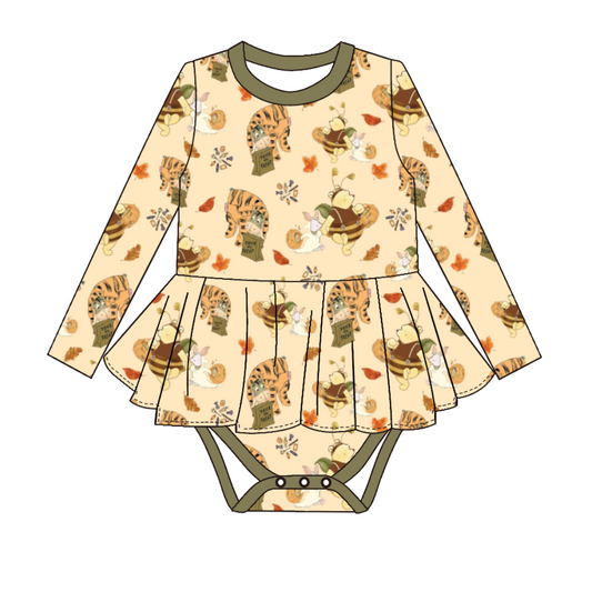 Hallow-Acre Woods Twirl Dress with Bodysuit