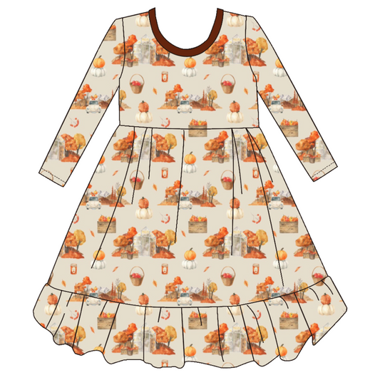 Autumn Air Twirl Dress