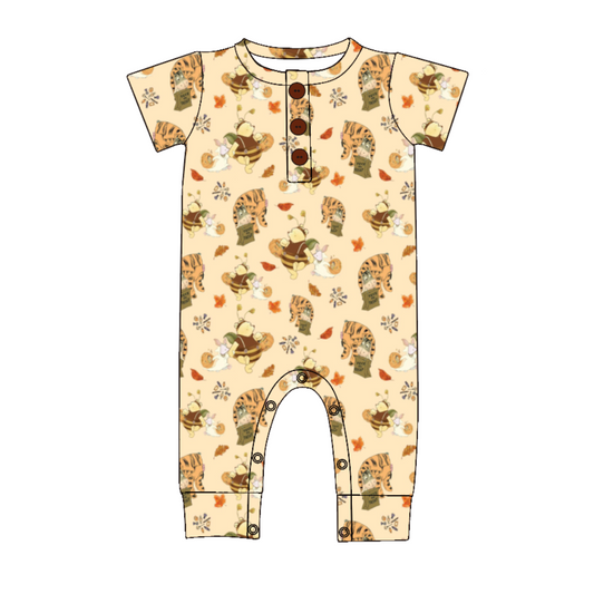 Hallow-Acre Woods Long Snap Romper