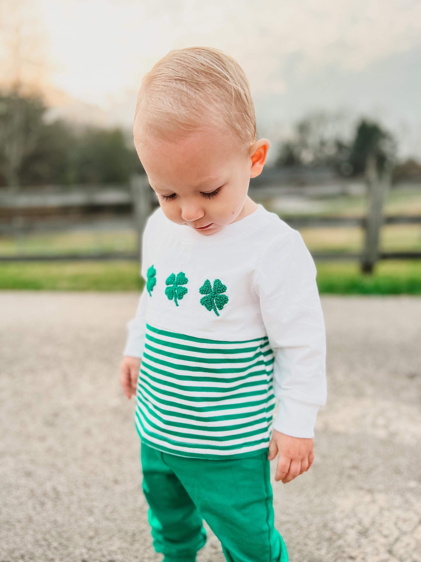 Lucky Charm French Knot Jogger Set